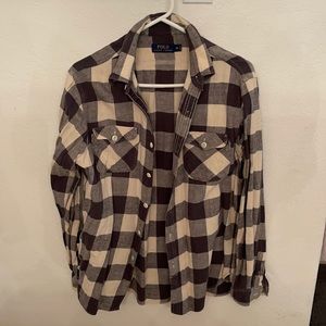 Polo flannel button down.